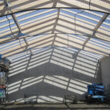 Rohbau eines Gewerbebaus