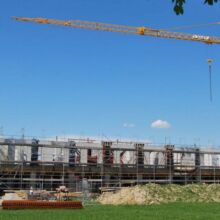 Wohn- und Geschäftshaus in der Rohbauphase erstellt durch die Fa. Andreas Bauer GmbH